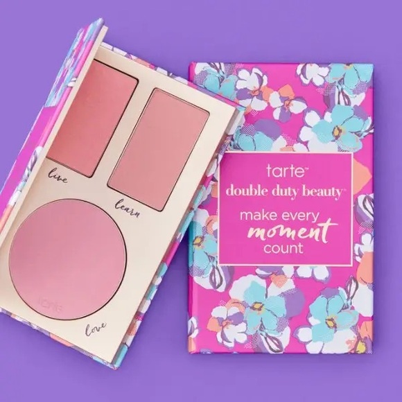 tarte Other - NEW Tarte Double Duty Beauty CHEEK BLUSH Floral Palette